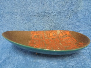 Carsten Tnnieshof Ceramic 1063, ovaali keraaminen kulho, vintage, A121