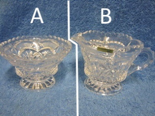 Mntyharjun lasi- Riihimen lasi,  sokerikko tai kermakko, Klara, A479
