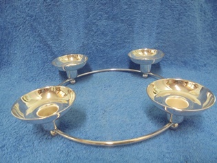 Partylite, metallinen neljnkynttiln kynttelikk, A3395