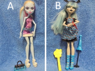 Monster High Doll, Scaris City of Frights tai Freaky Fusion Govlia Yelps, E632