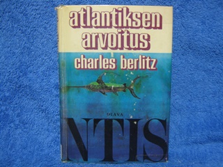 Atlantiksen arvoitus, Berlitz Charles, vanhat kirjat, K1897