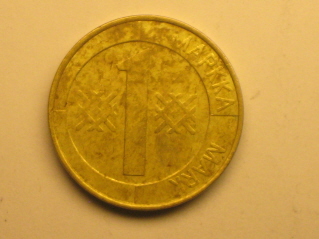 1 markka 1993, R109