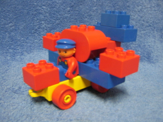Lego Duplo, krry, ukkeli, palikat, 12 osaa, kytetty lelu, E193