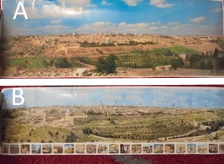 Jerusalem- painokuva, panoraamakuva, S327