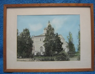 Rautalammin kirkko, Valokuva- taulu, kapeat puukehykset, S579