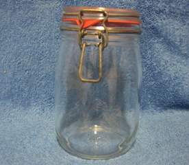 Arc, lasinen silnttlkki 1L, patenttikansi, vintage, S844
