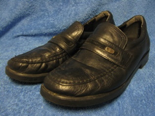 M-shoe Makers Finland, miesten nahkaiset mustat kengt 41, V156