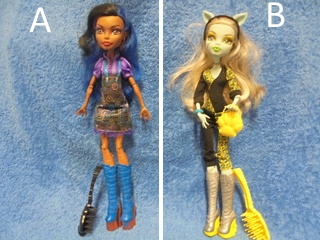 Monster High Doll, Rebekka Steam Art Glass tai Freaky Fusion Frankie Stein, E577