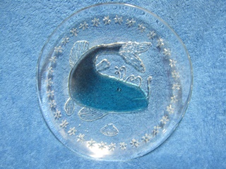 Walther Glas, pyre lautanen, Ocean Life Series, sininen kala, A1788