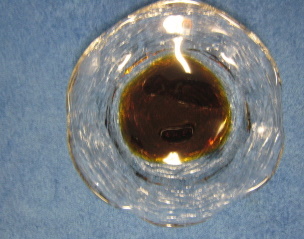 Humppila, lasivati, ruskea/kirkas, kukka, A1021