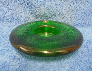 Iittala, vihre kynttilnjalka, Nappi, Markku Salo, A1035