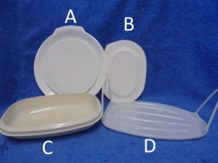 Tupperware- osia, 617-2, 2494-1, 889-11, 506-3, A13