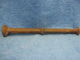 Rautainen kookas morttelin survin, petkele, huhmar, A1922