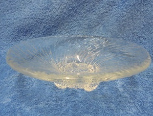 Iittala, laakea lasikulho, Avanto, Tapio Wirkkala, A1965