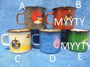 Muurla, Angry Birds, emalinen muki, A197