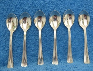 Teelusikat 6kpl, terksen Inox-merkill, A2083