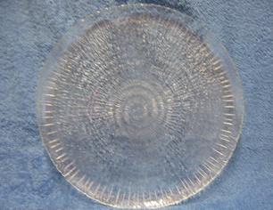 Arcoroc, lasinen tarjoilulautanen, Spirale, vintage, A2281