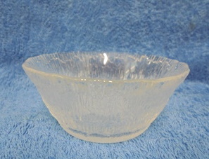 Iittala, lasinen jlkiruokakulho, Solaris, Tapio Wirkkala, A3022