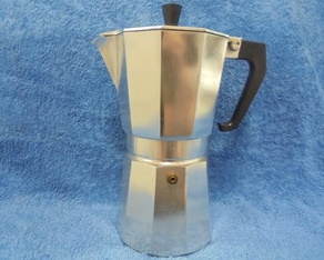 F.lli Puppieni, alumiininen espressokeitin, mutteripannu, A3190