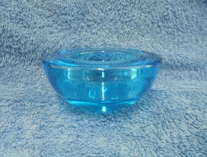 Iittala, sininen tuikkualusta, Ballo, Annaleena Hakatie, A517