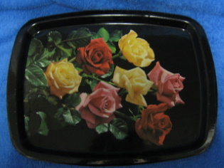 Worcester Ware, peltitarjotin, Ruusut, vintage, A653