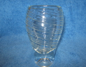 Iittala, lasinen kukkamaljakko, Lyt nro5, Erkki Vesanto, A83