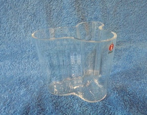 Iittala, kirkas lasimaljakko, Alvar Aalto, A946