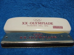 M.Hohner, huuliharppu, XX. Olympiade Mynchen. Kiel. 1972, B545