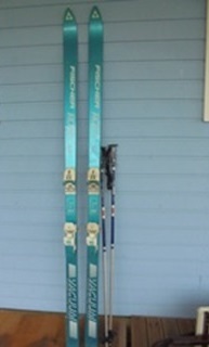 Fischer Vacuum laskettelusukset, Marked M26 siteet, Look 9012 sauvat, B579