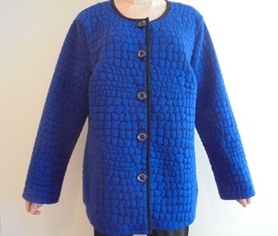 Atelier, naisten sininen paksuhko jakku, koko L, V411