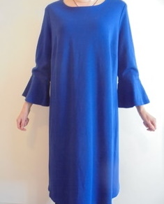 Atelier, naisten sininen mekko, koko L, V804