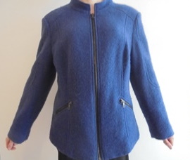 Atelier, naisten sininen paksuhko jakku, koko L, V828