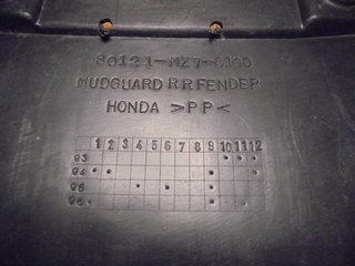 Honda 80121-MZ7-6100, roiskelpp, B20
