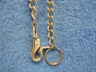 Metallinen avainketju, haka, avainrengas, V431