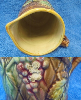 Majolica-kannu, Viinikynns, A1862