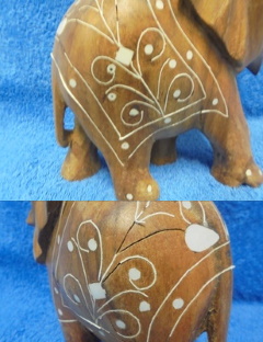 Puunorsu, valkoiset koristeet, elinkoriste, E580