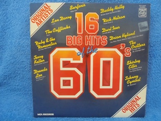 16 Big Hits of The 60's, 1977, useita esittji, LP-levy, R1068
