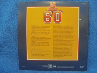 16 Big Hits of The 60's, 1977, useita esittji, LP-levy, R1068