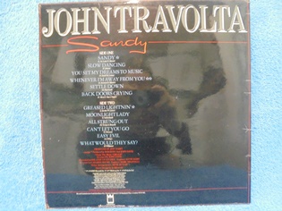 John Travolta, Sandy, 1977, LP-levy, R1071