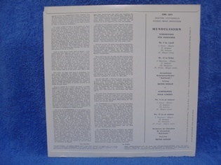 Mendelssohn, Nr. 9- Nr. 12, LP-levy, R1076