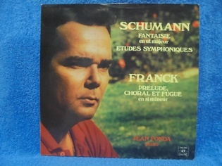 Schuman Fantasie en ut majeur, Franck- Jean Fonda, LP-levy, R1077