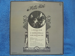 Mata Hari, 1985, LP-levy, R1112