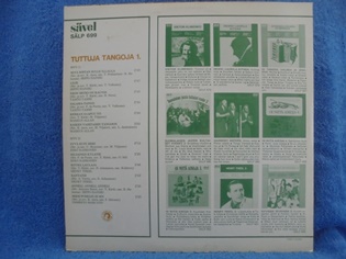 Tuttuja tangoja 1, LP-levy, R1122