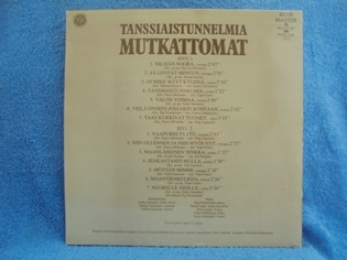 Mutkattomat, Tanssiaistunnelmia, 1980, LP-levy, R1119