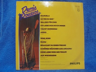 Demis Roussos, Auf Wiedersehn, 1974, LP-levy, R1154