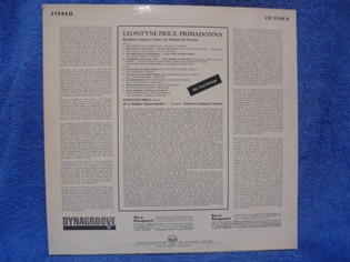 Leontyne Price Primadonna, 1966, LP-levy, M145