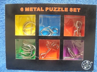 6 Metal puzzle set, E323