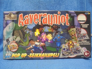 AMO, Aaverauniot, 3D pop up, seikkailupeli, lautapali, E175