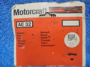 Motorcraft, sytytystulpat AE32, 4kpl, B809