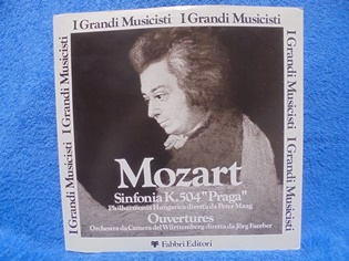 Mozart Sinfonia K.504 "Praga". 1981, LP-levy, R1198